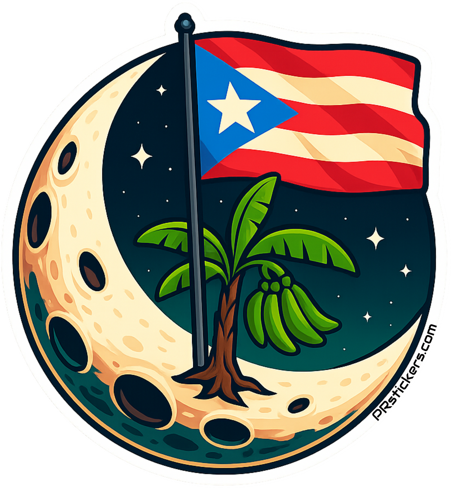 Platanos en la Luna